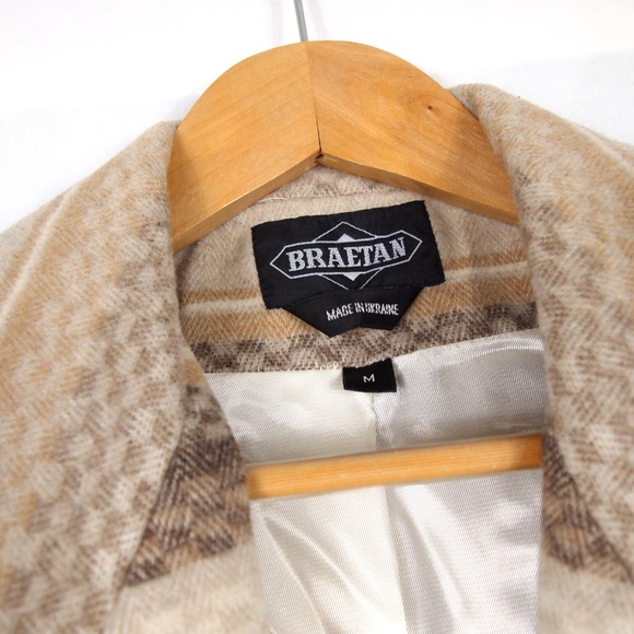 90's Braetan South West Blanket Wool Blend Blazer - Picture 5 of 8